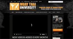 Desktop Screenshot of muaythaiu.com