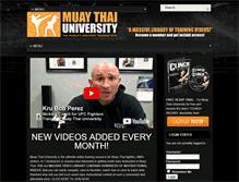 Tablet Screenshot of muaythaiu.com